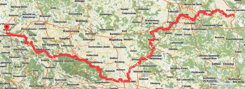 Karte Porta-Kostrzyn kl.
